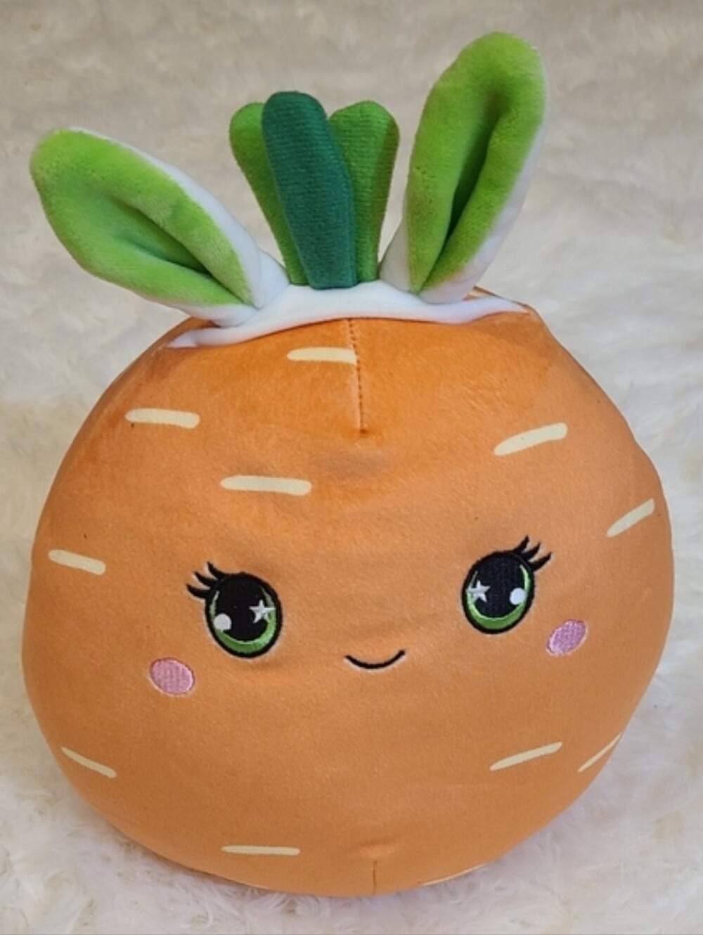 Squishmallows Caroleena the Carrot 10" Plush Easter Squad Anime Eyes Variant